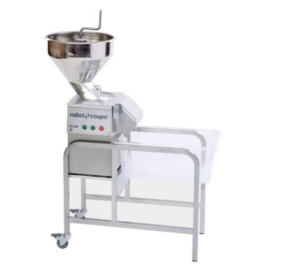 KROUHAČ ZELENINY CL 55 E/A, 230V S AUTOMATICKOU HLAVOU + PODSTAVEC 1/1 GN